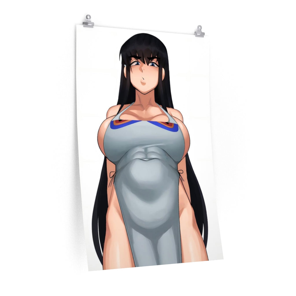 Big Tits Kiryuuin Satsuki Kill Sexy Apron La Kill Ecchi Poster - Lewd Premium Matte Vertical Poster - Adult Wall Art