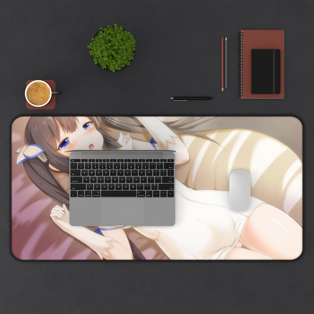 Danmachi Sexy Mousepad - Kawaii Hestia Anime Desk Mat - Ecchi Playmat - Is It Wrong To Try To Pick Up Girls In A Dungeon