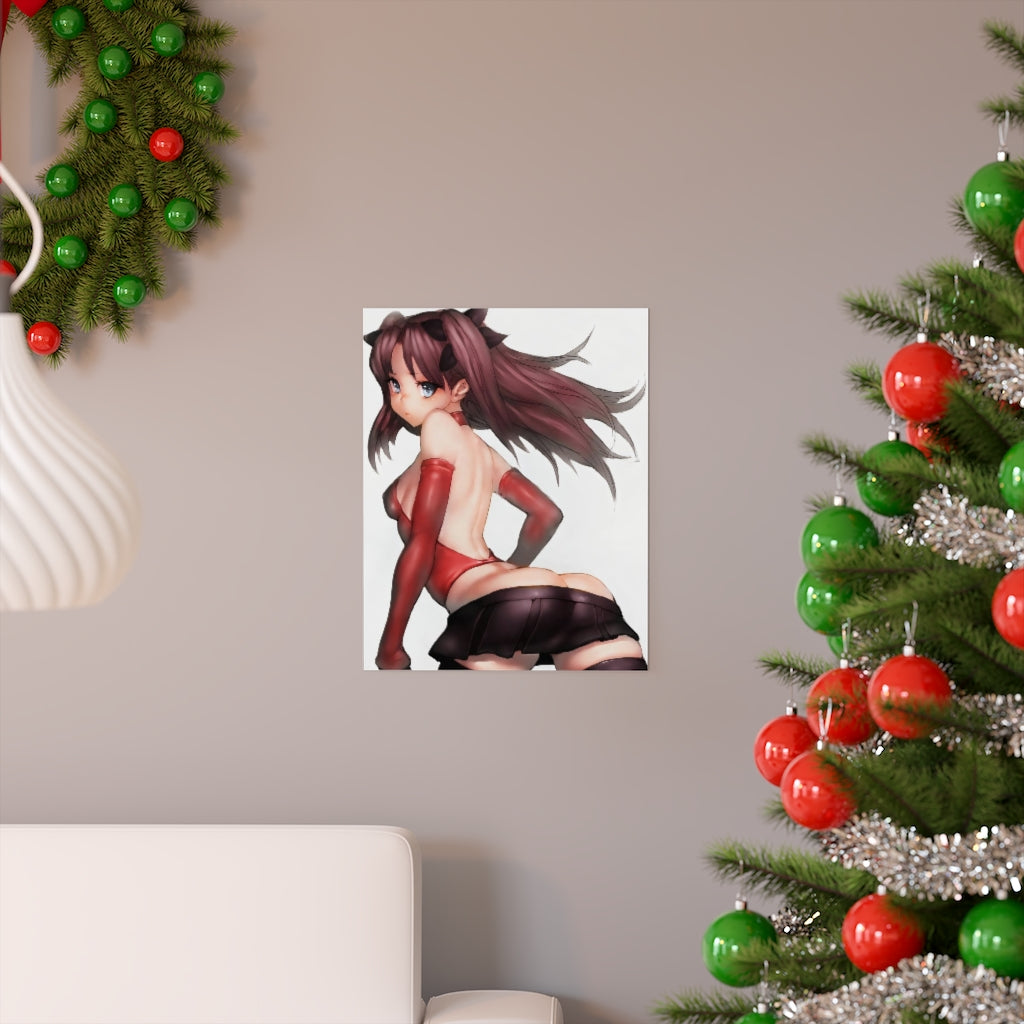 Tohsaka Rin Fate Grand Order Poster - Lewd Premium Matte Vertical Poster - Adult Wall Art