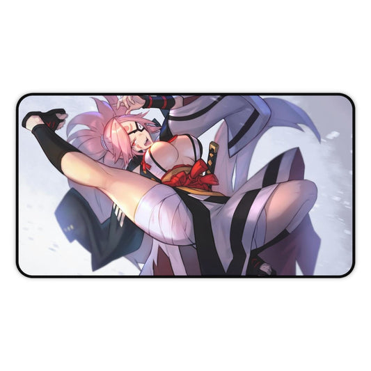 Guilty Gear Sexy Mousepad - Baiken Kick Gaming Desk Mat - Ecchi Playmat