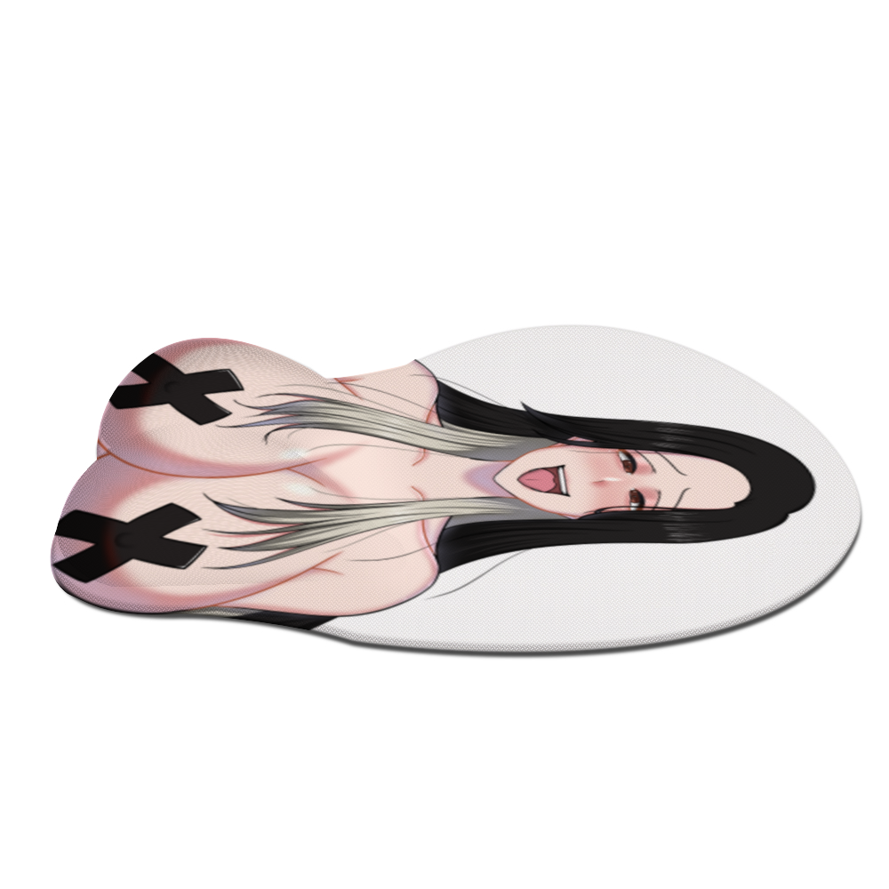 Anime 3D Boobs mousepad with Wrist Rest | Sexy Oppai Mouse pad for PC | Oppai mousepad with wrist support