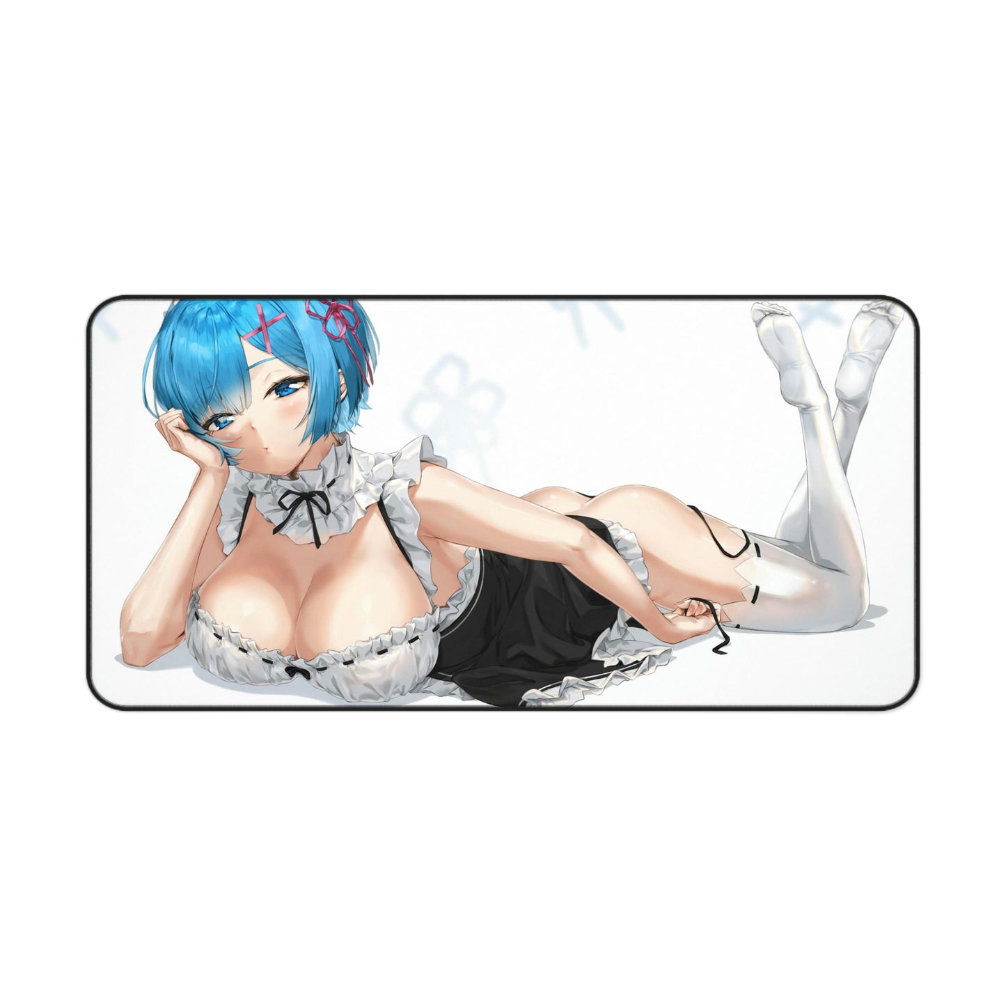 Sexy Maid Rem Re Zero Desk Mat - Non Slip Isekai Anime Mousepad