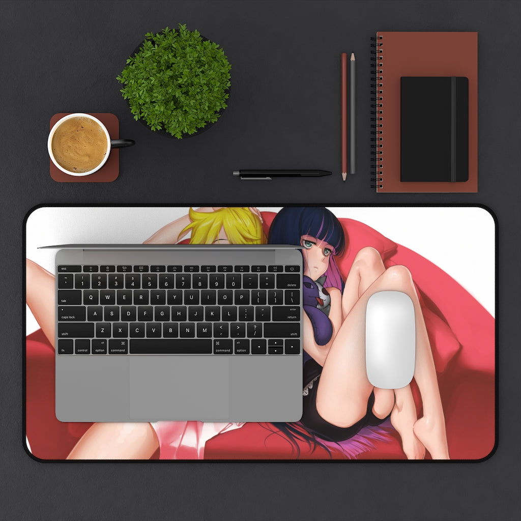 Panty and Stocking with Garterbelt Sexy Waifus Desk Mat - Non Slip Mousepad