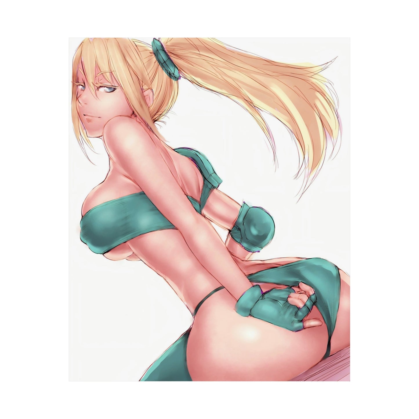 Sexy Samus Aran Metroid Poster - Lewd Premium Matte Vertical Poster - Adult Wall Art