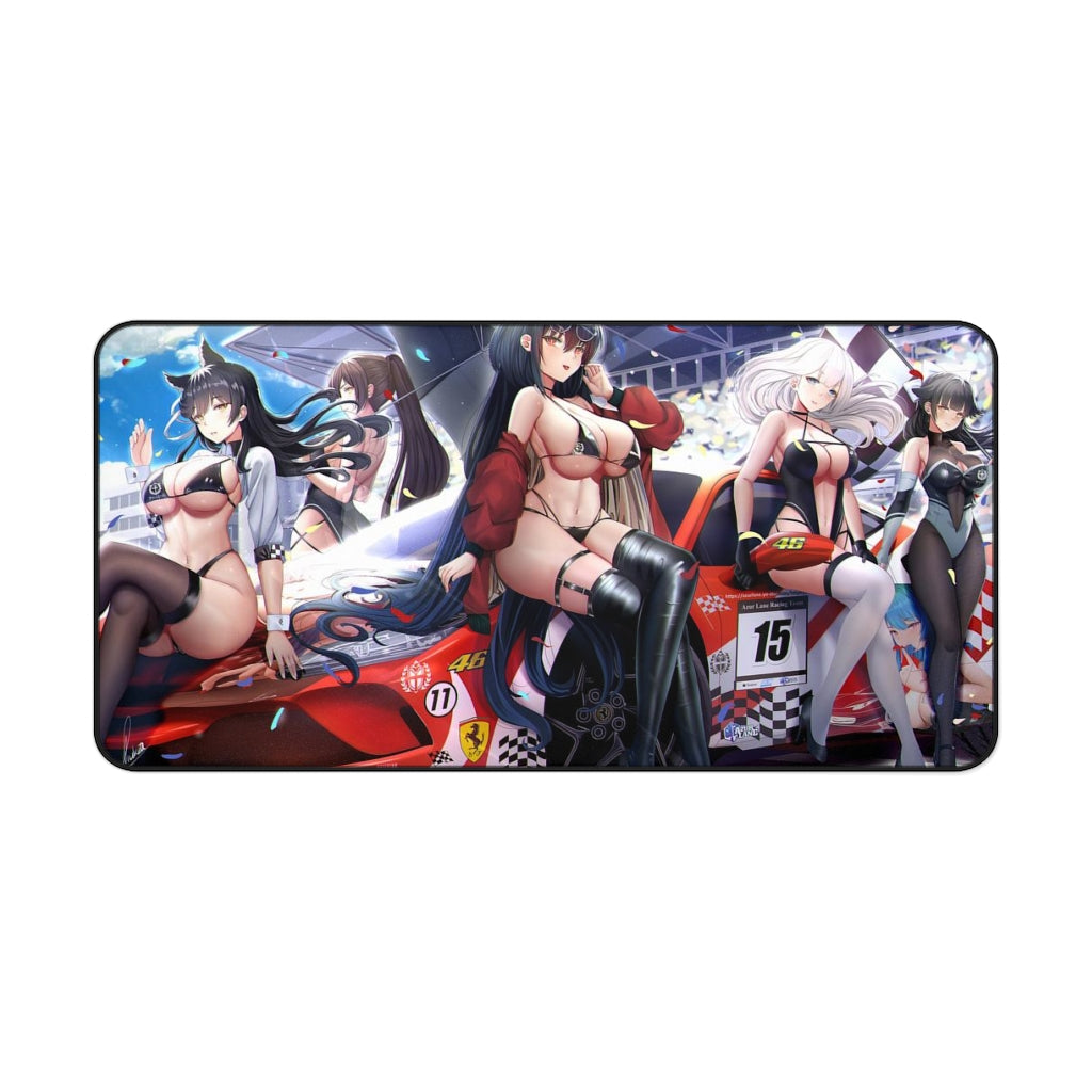 Large Anime Ecchi Desk Mat | Pit Babes | Grid Girls | Big Gaming Mousepad - MTG Playmat