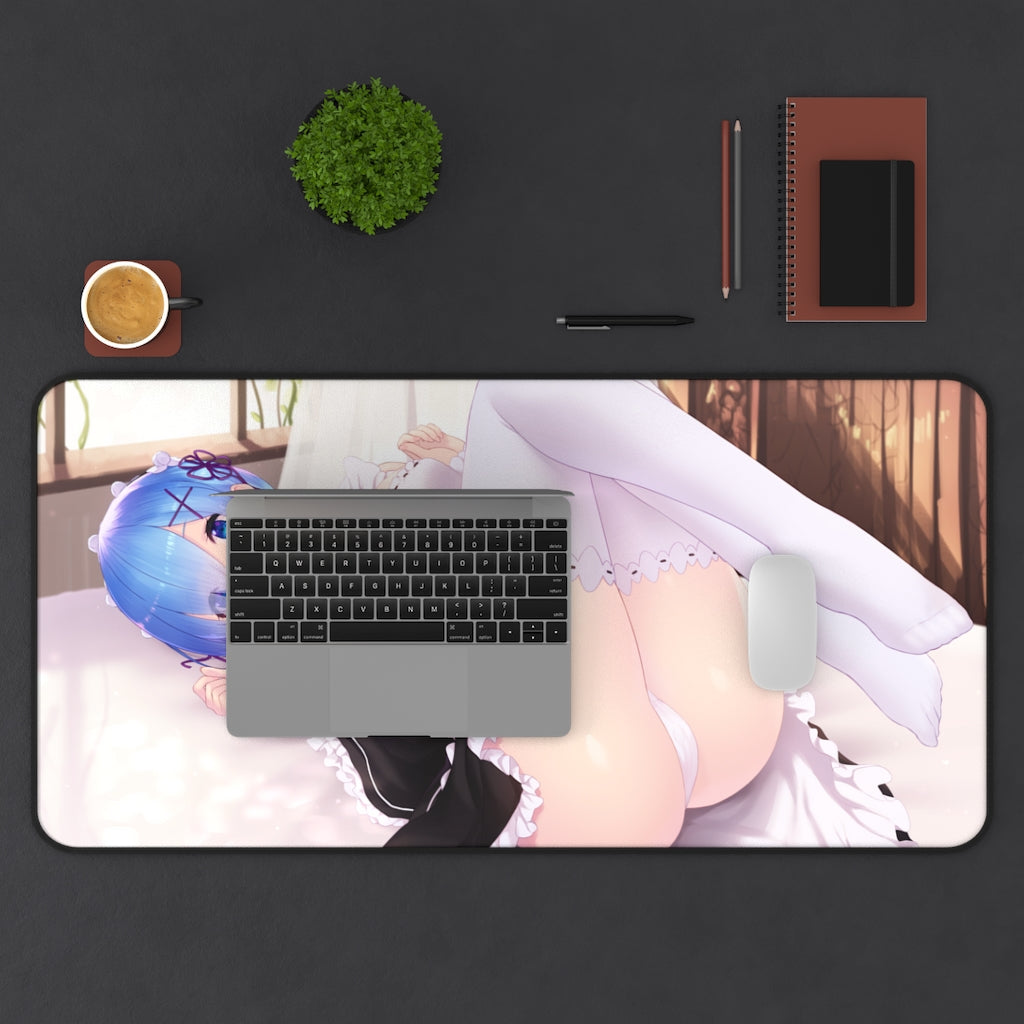 Re Zero Sexy Mousepad - Maid Rem Desk Mat - Ecchi Playmat