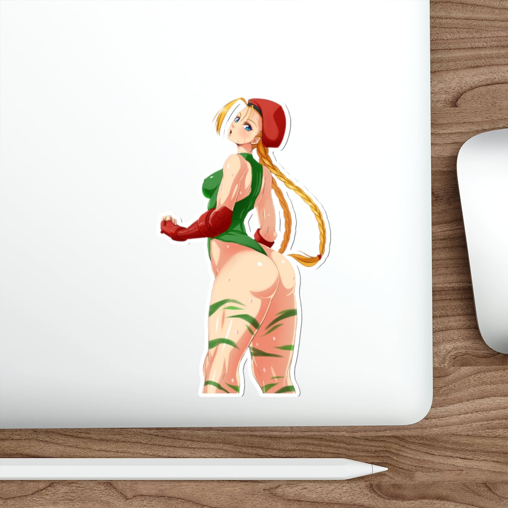 Thick Cammy Street Fighter Waterproof Sticker - Ecchi Vinyl Decal