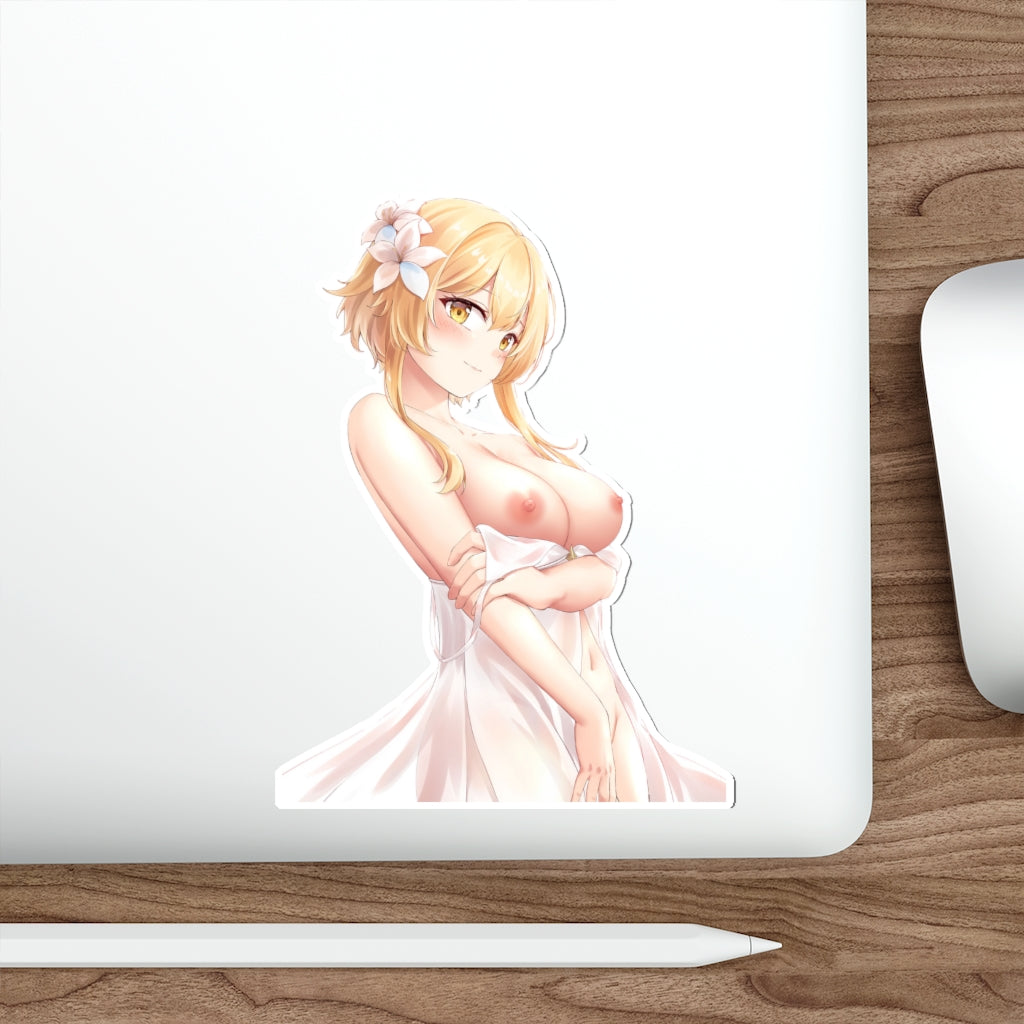 Nude Tits Lumine Genshin Impact Ecchi Vinyl Decal Waterproof Sticker - Ecchi Vinyl Decal