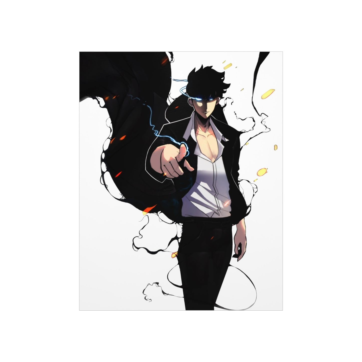 Solo Leveling Poster - Premium Matte Vertical Poster - Sung Jin Woo Anime Manga Poster