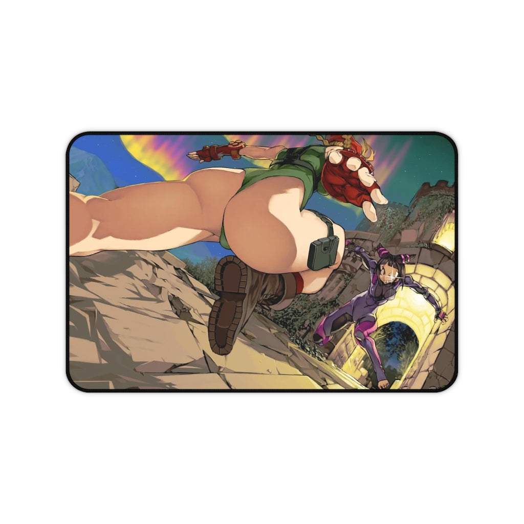 Cammy and Juri Street Fighter Ecchi Mousepad - Gaming Desk Mat