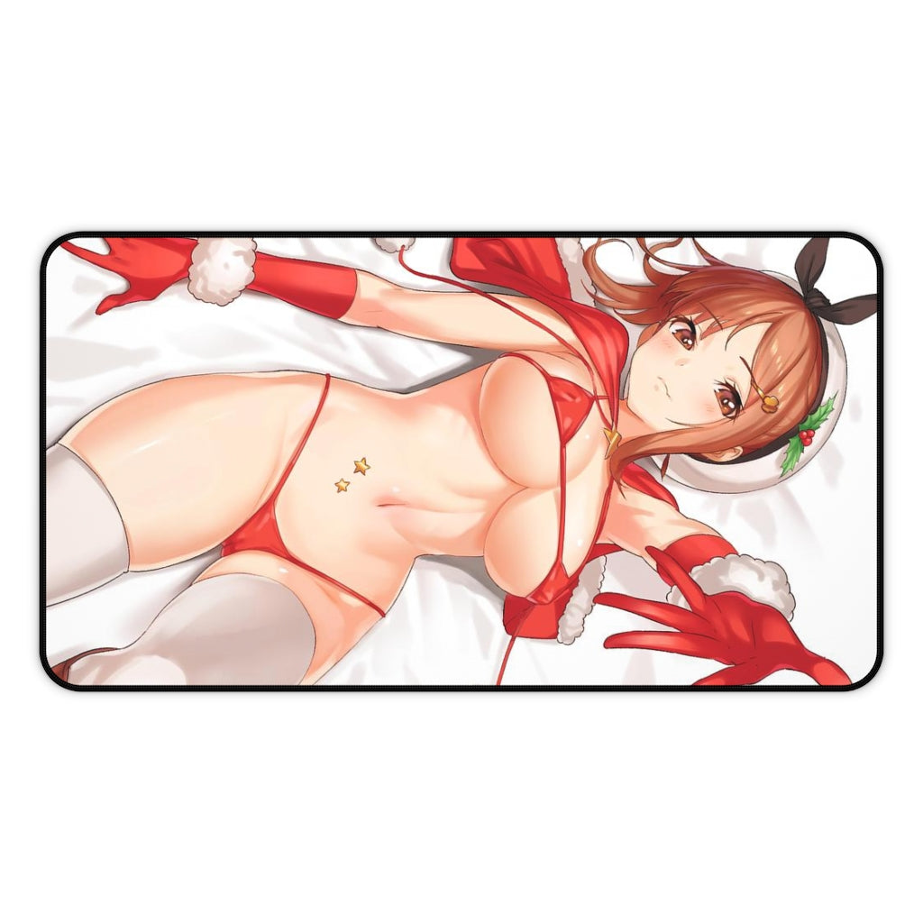 Atelier Ryza Sexy Mousepad - Christmas Bikini Reisalin Stout Desk Mat - Ecchi Gaming Playmat