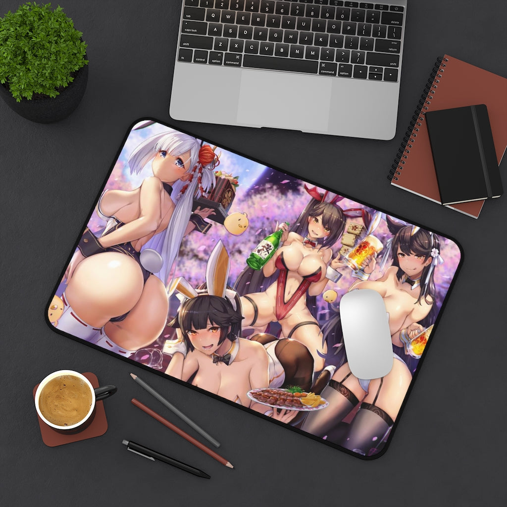 Azur Lane Sexy Mousepad - Bunny Girls Desk Mat - Ecchi Gaming Playmat