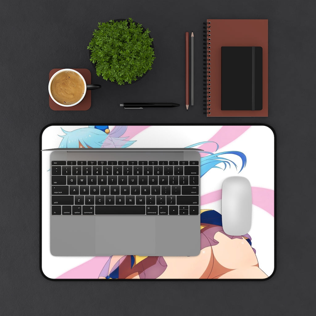 Konosuba Aqua Sexy Mousepad - Upskirt Desk Mat - Ecchi Playmat