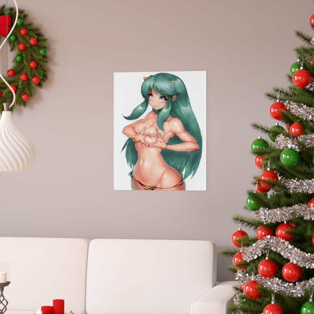 Lum Urusei Yatsura Poster - Lewd Premium Matte Vertical Poster - Adult Wall Art