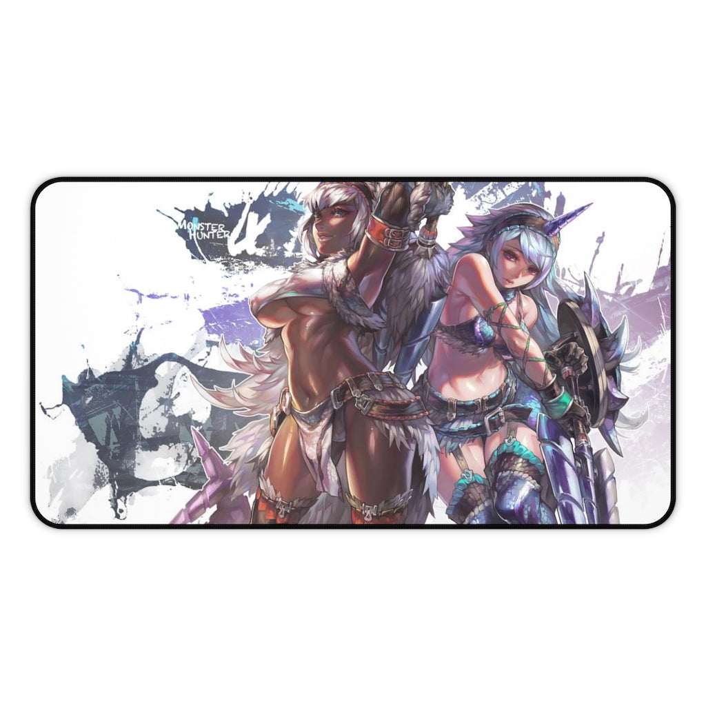 Sexy Monster Hunter Mousepad - Ecchi Large Desk Mat - Gaming Playmat