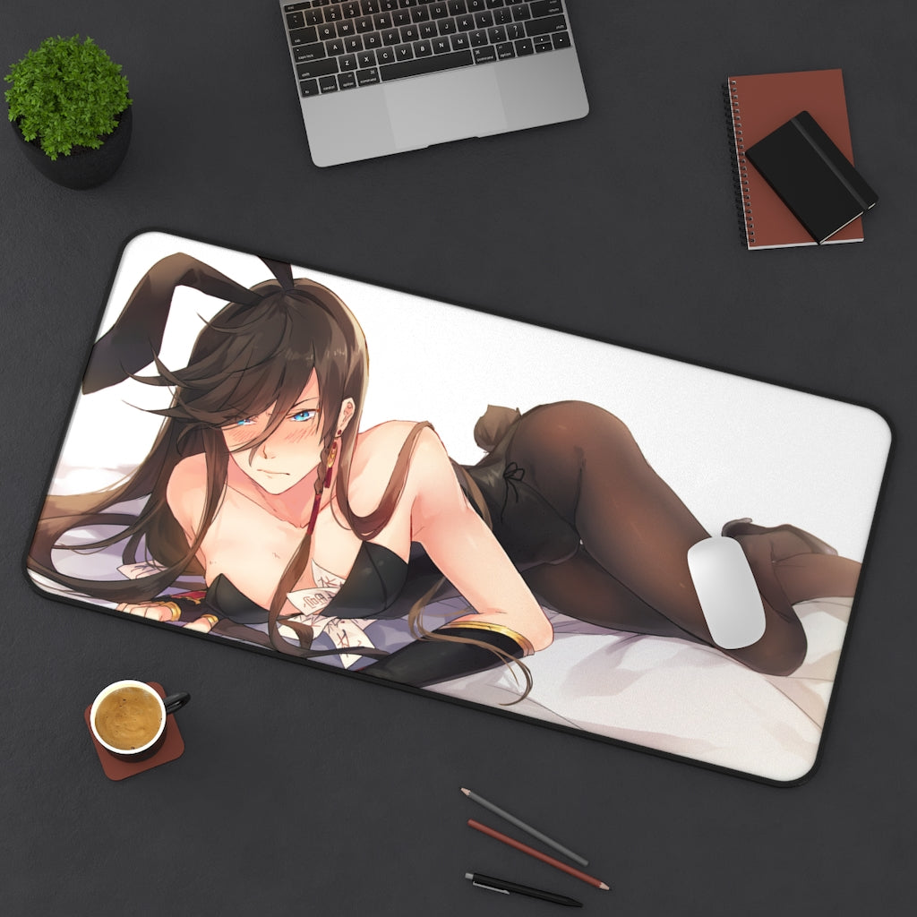 Touken Ranbu Izumi no Kami Kanesada GenderSwap Bunny Girl Desk Mat - Non Slip Mousepad