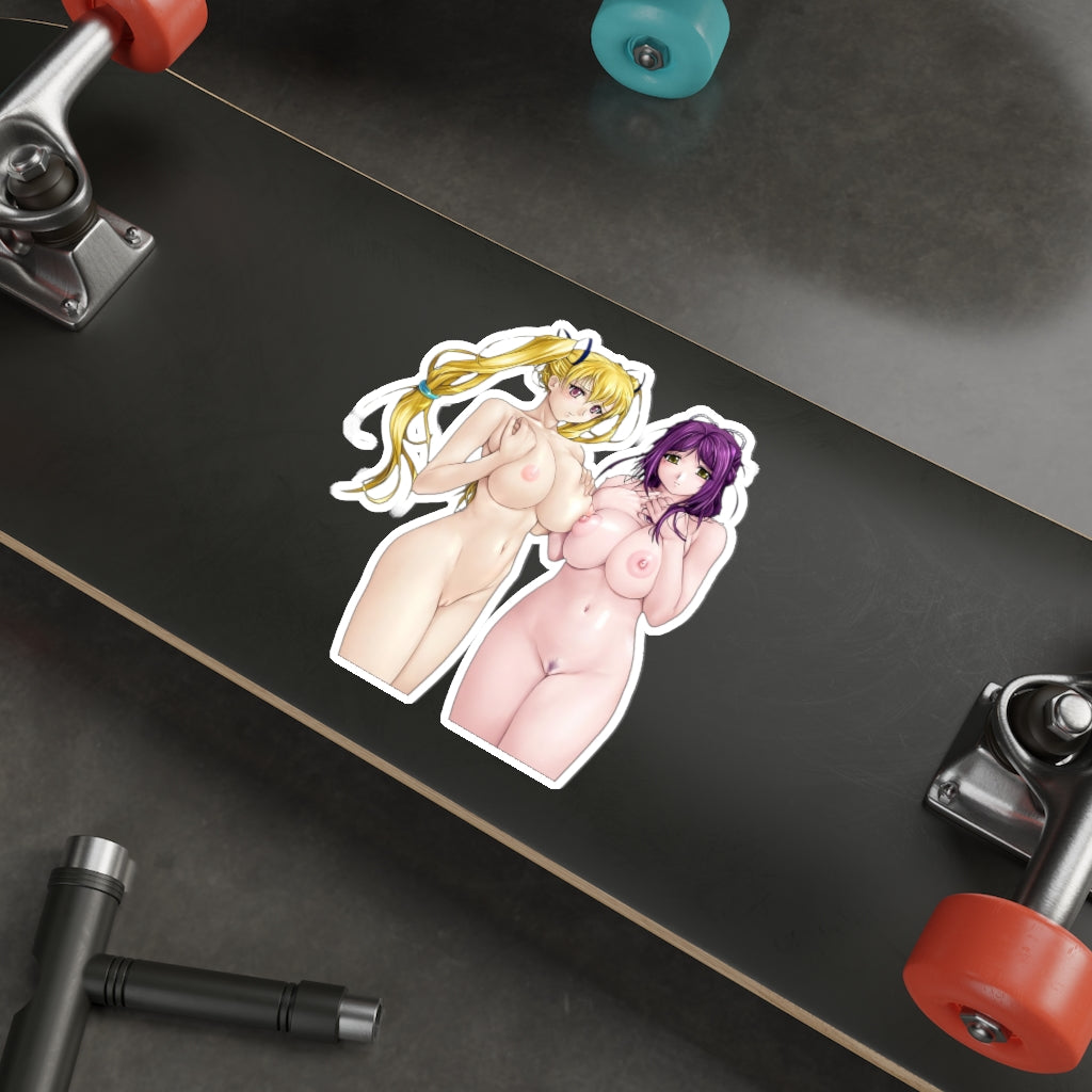 Nude Shinazu Fujimi and Cohagen Nanaho Akai Ibara Hentai Waterproof Sticker - Ecchi Vinyl Decal