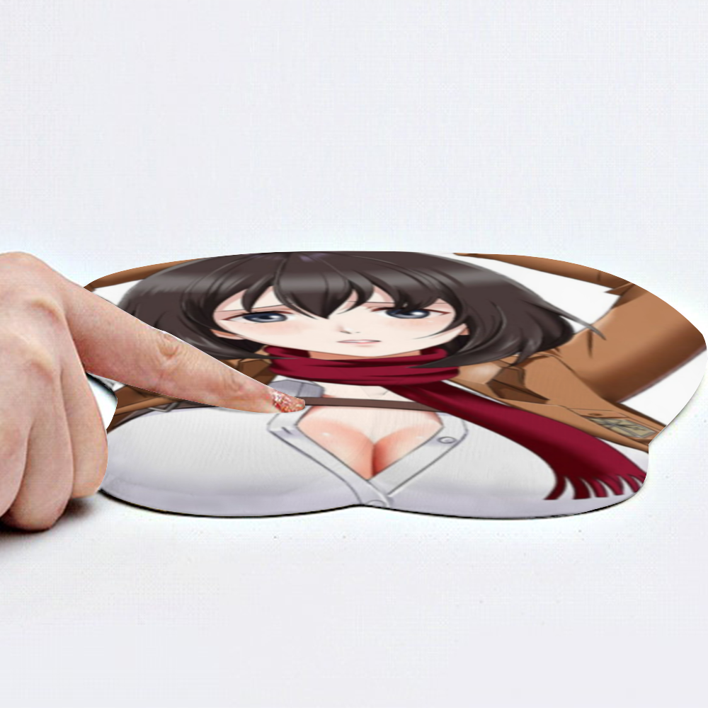 3D Silicone Mousepad | Oppai Mouse Pad | Silicone chest  mousepad