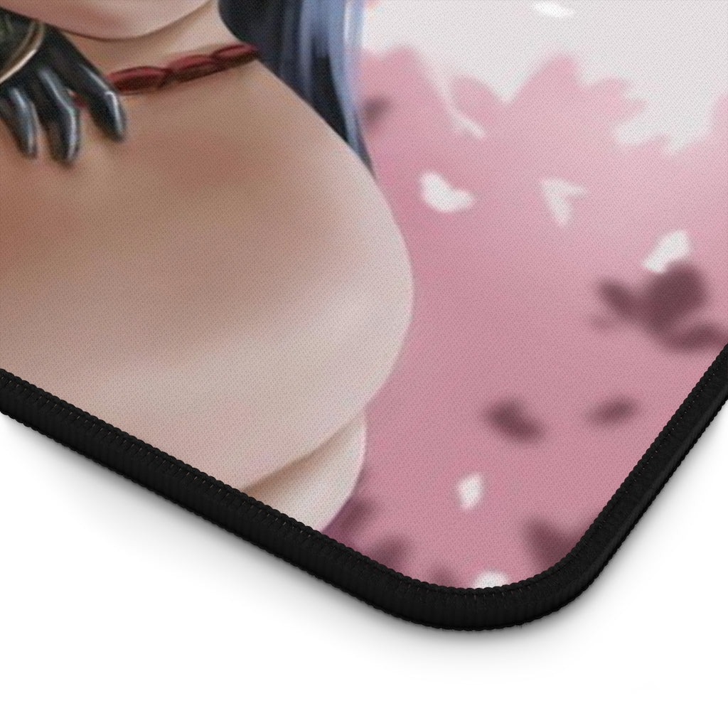 Monster Hunter Rise Ecchi Mousepad - Hinoa And Minoto Large Desk Mat - Mouse Pad - Sexy Gaming Playmat