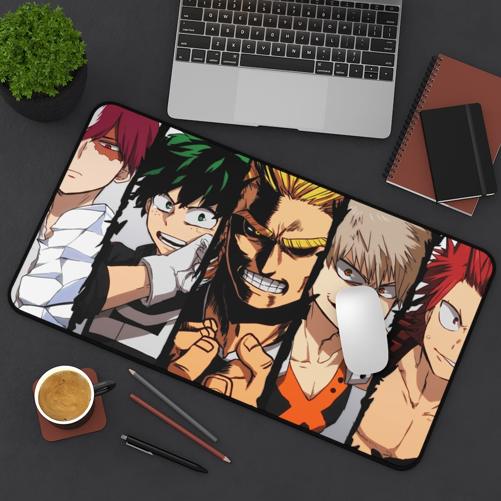 My Hero Academia Mouse Pad / Desk mat - All Heroes assemble - The Mouse Pads Ninja Home Decor