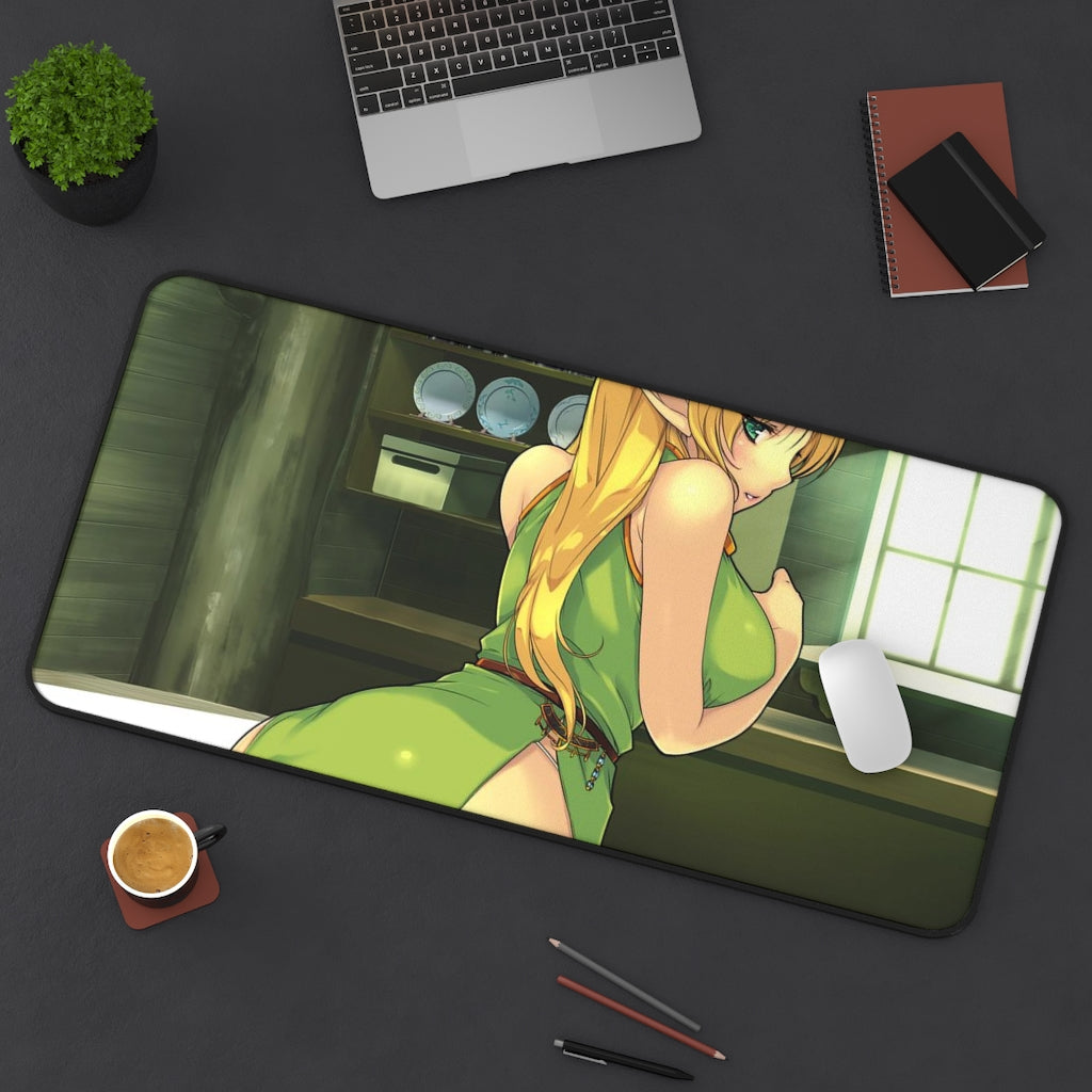 Record Of Lodoss War Sexy Mousepad - Deedlit Desk Mat - Ecchi Playmat