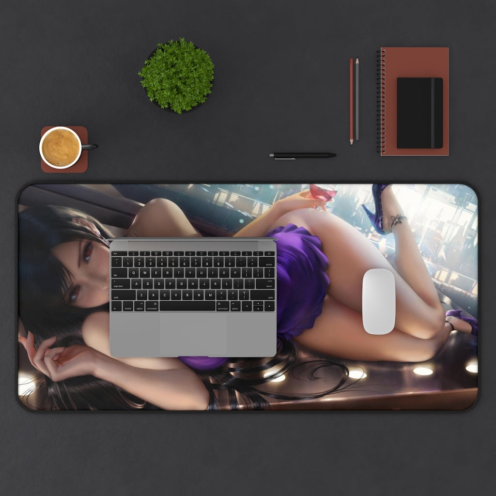 Tifa Sexy Dress Desk Mat | Big Gaming Mousepad - MTG Playmat