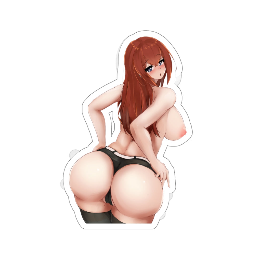 Big Butt Makise Kurisu Steins Gate Hentai Waterproof Sticker - Ecchi Vinyl Decal