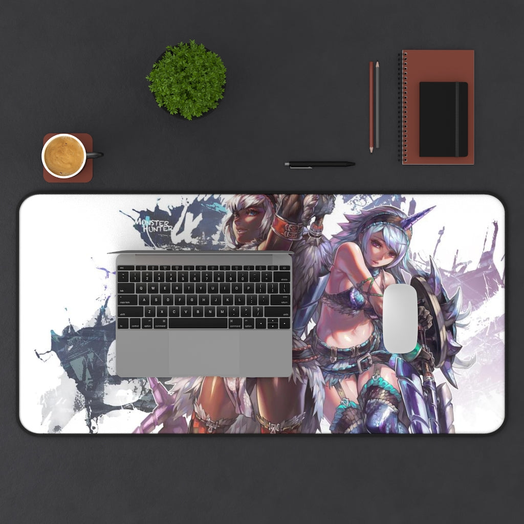 Sexy Monster Hunter Mousepad - Ecchi Large Desk Mat - Gaming Playmat