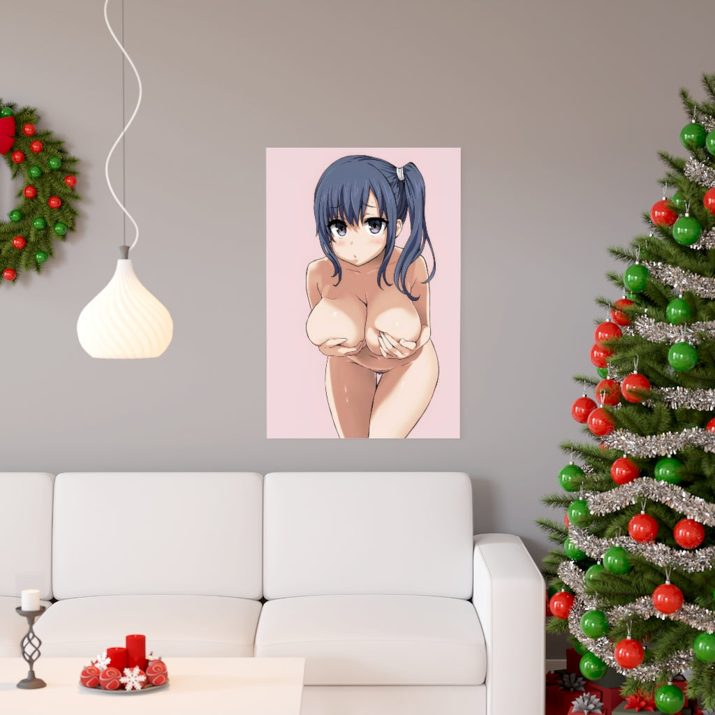 Nude Imai Midori Shirobako Ecchi Poster - Lewd Premium Matte Vertical Poster - Adult Wall Art