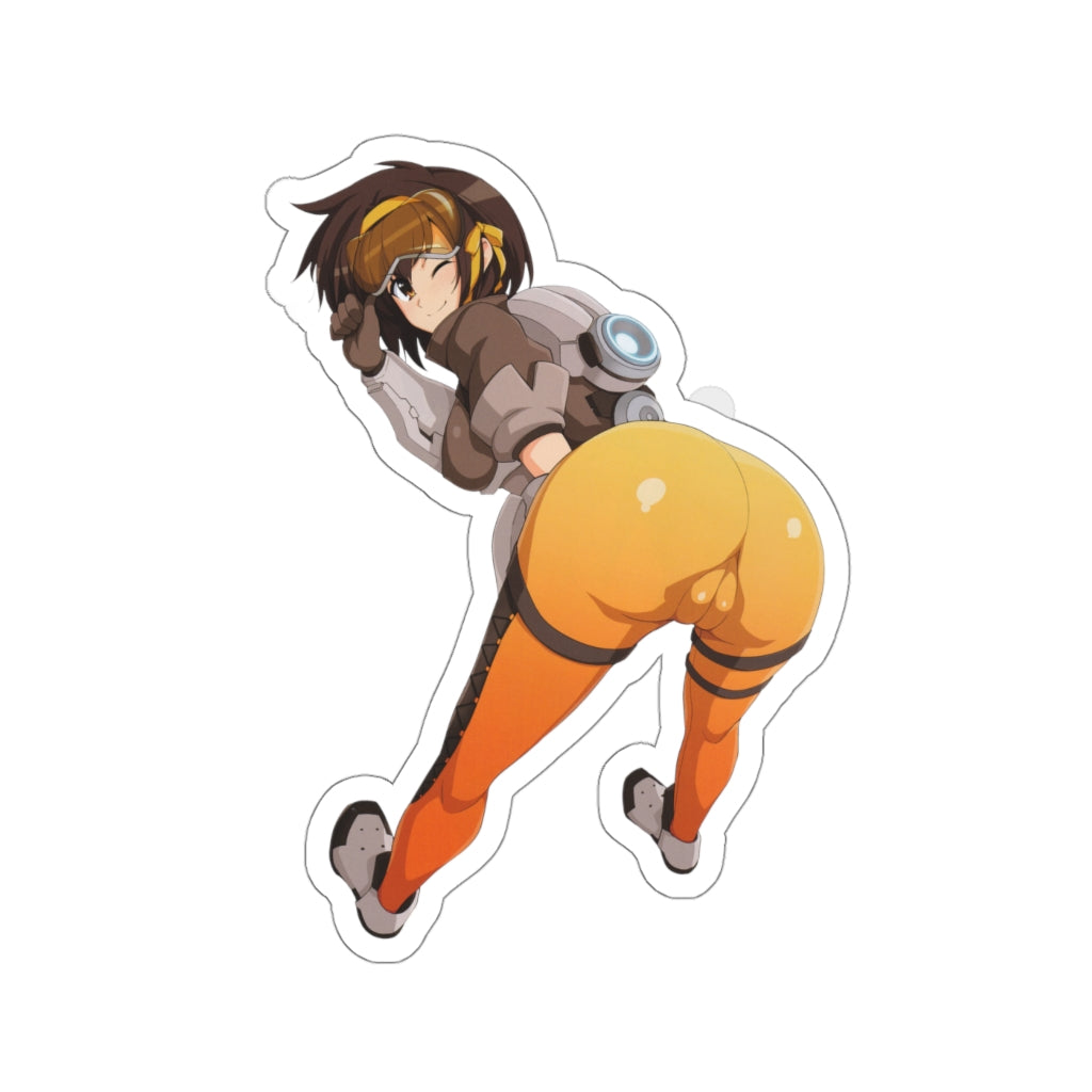 Tracer Overwatch Hentai Butt Waterproof Sticker - Ecchi Vinyl Decal