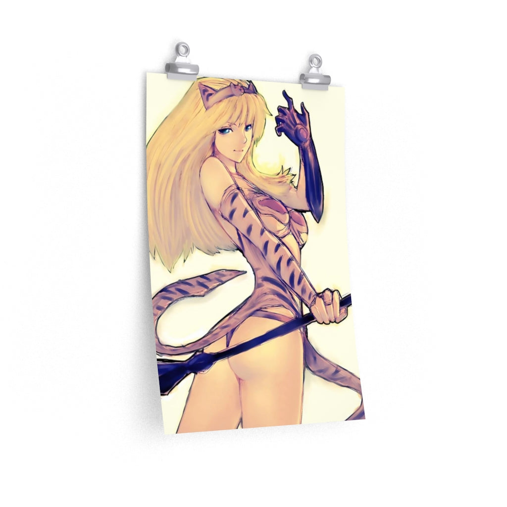 Elina And Elina Queen S Blade Poster - Lewd Premium Matte Vertical Poster - Adult Wall Art