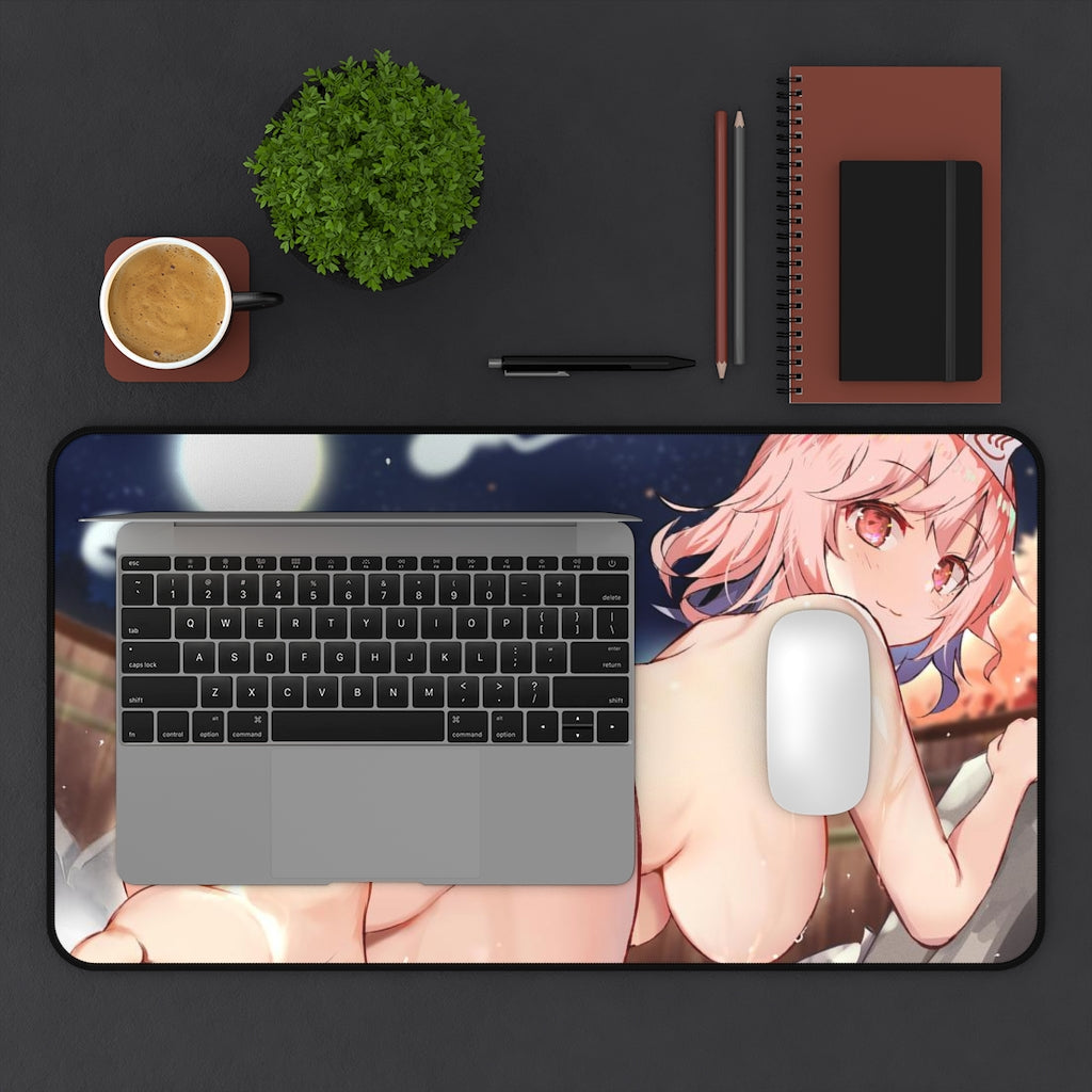 Touhou Yuyuko Sexy Mousepad - Onsen Desk Mat - Ecchi Playmat