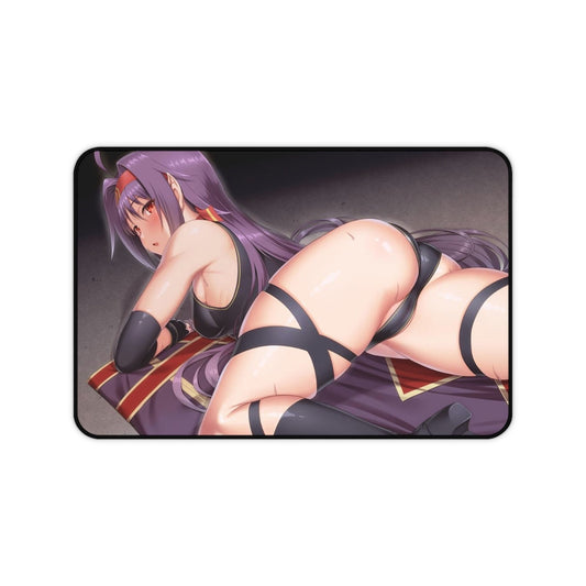 Sword Art Online Mousepad - Konno Yuuki Large Desk Mat - Ecchi Mouse Pad