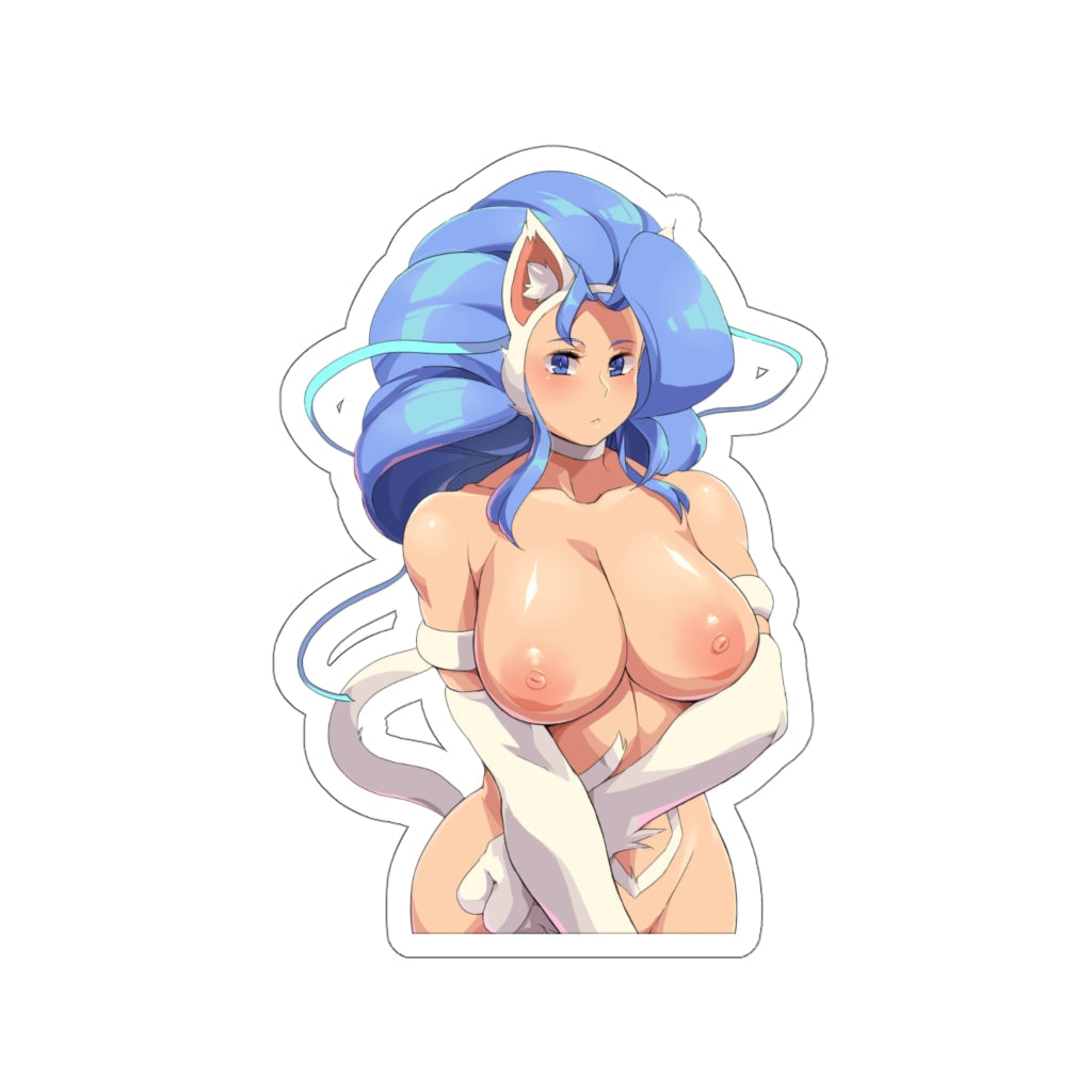 Felicia Boobies Vinyl Waterproof Sticker - Large Ecchi Darkstalkers Decal