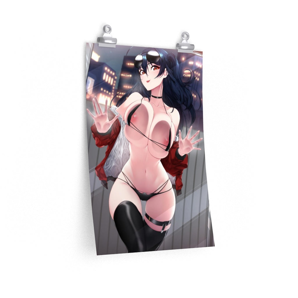 Nude Pressed Boobs Taihou Azur Lane Poster - Lewd Premium Matte Vertical Poster - Adult Wall Art