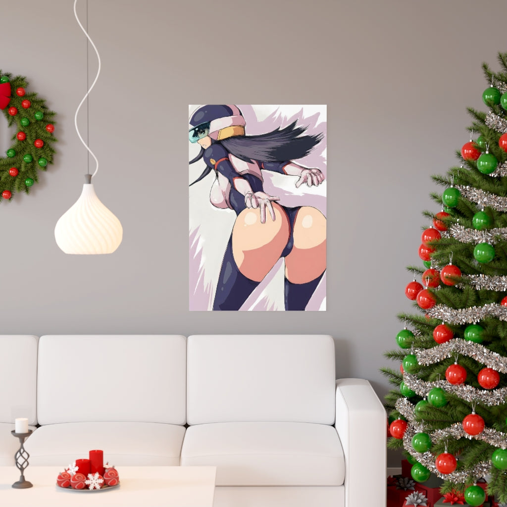 Fujimura Shizuru Shinkon Gattai Godannar Poster - Lewd Premium Matte Vertical Poster - Adult Wall Art