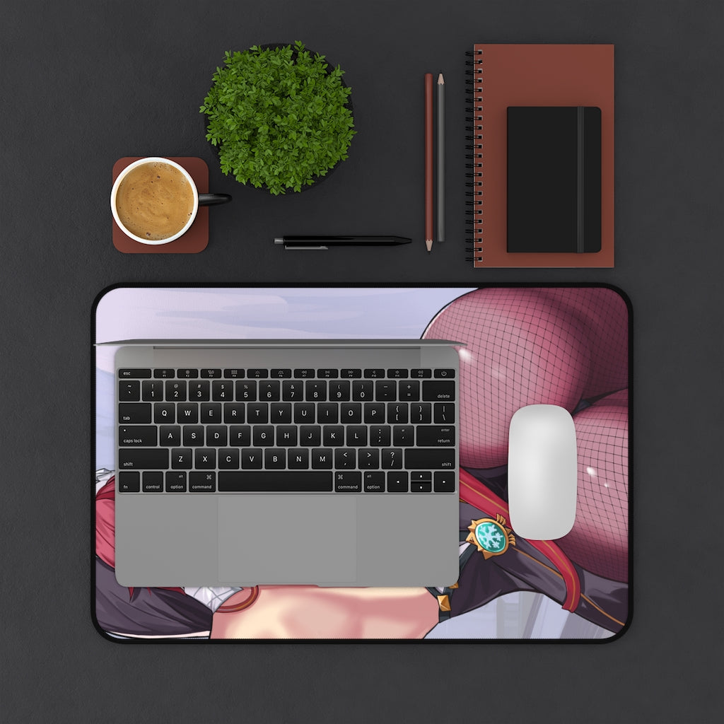 Genshin Impact Rosaria Sexy Butt Desk Mat - Non Slip Mousepad