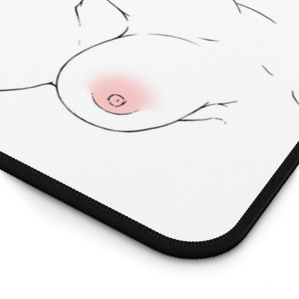 Boobs Squeeze Desk Mat - Lewd Boobs Mousepad - Hentai Playmat