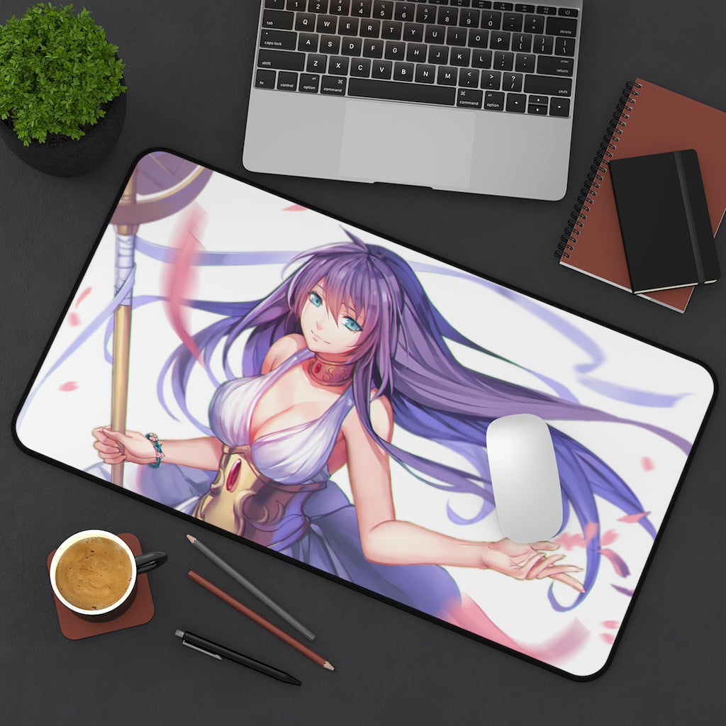 Busty Athena Sasha Saint Seiya Desk Mat - Sexy Anime Girl Mousepad - Gaming Playmat