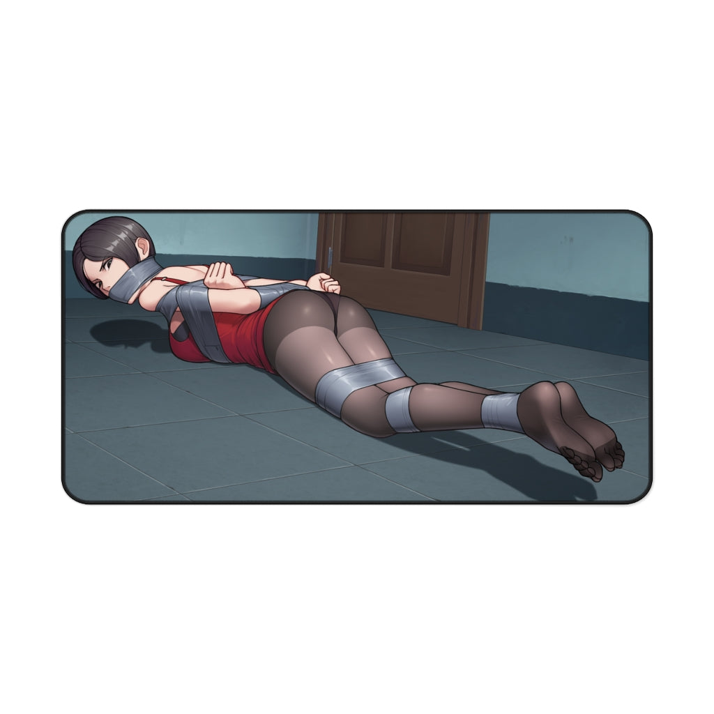 Ada Wong Pantyhose Resident Evil Shibari Bondage Desk Mat - Ecchi Mousepad - Adult Playmat