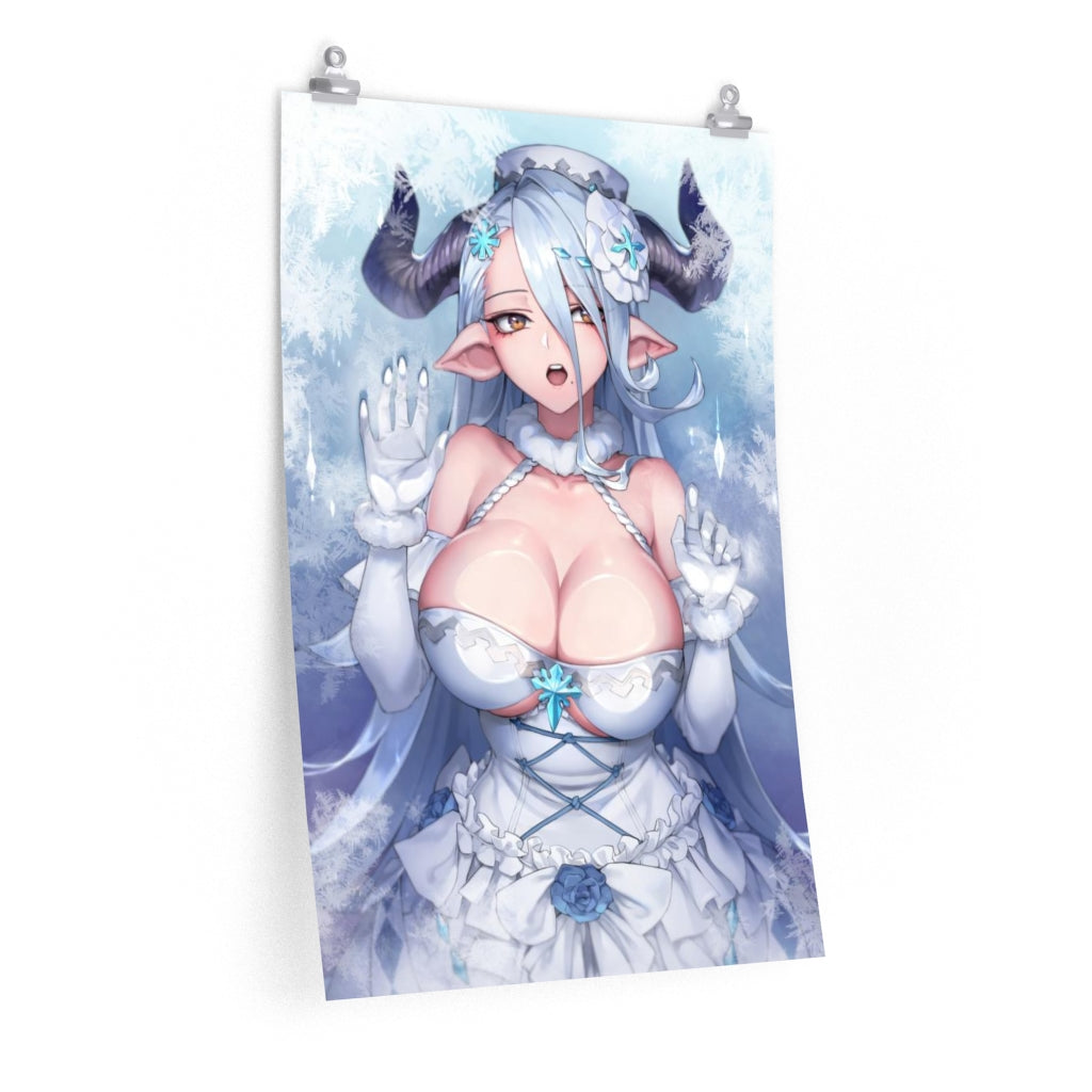 Izmir Granblue Fantasy Boobs Press Poster - Lewd Premium Matte Vertical Poster - Adult Wall Art