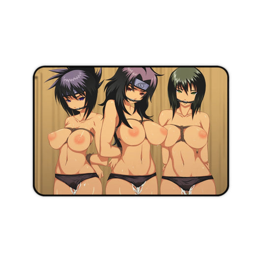 Naruto Hentai Shibari Topless Waifus Mousepad - Gaming Playmat