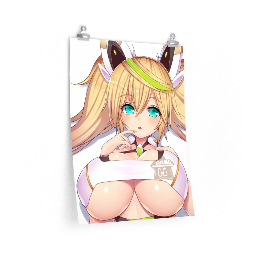 Big Tits Gene Phantasy Star Poster - Lewd Premium Matte Vertical Poster - Adult Wall Art