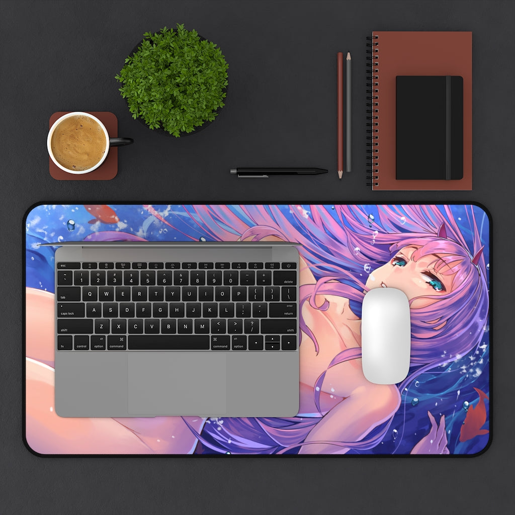 Darling In The Franxx Zero two Nude Desk Mat - Non Slip Mousepad