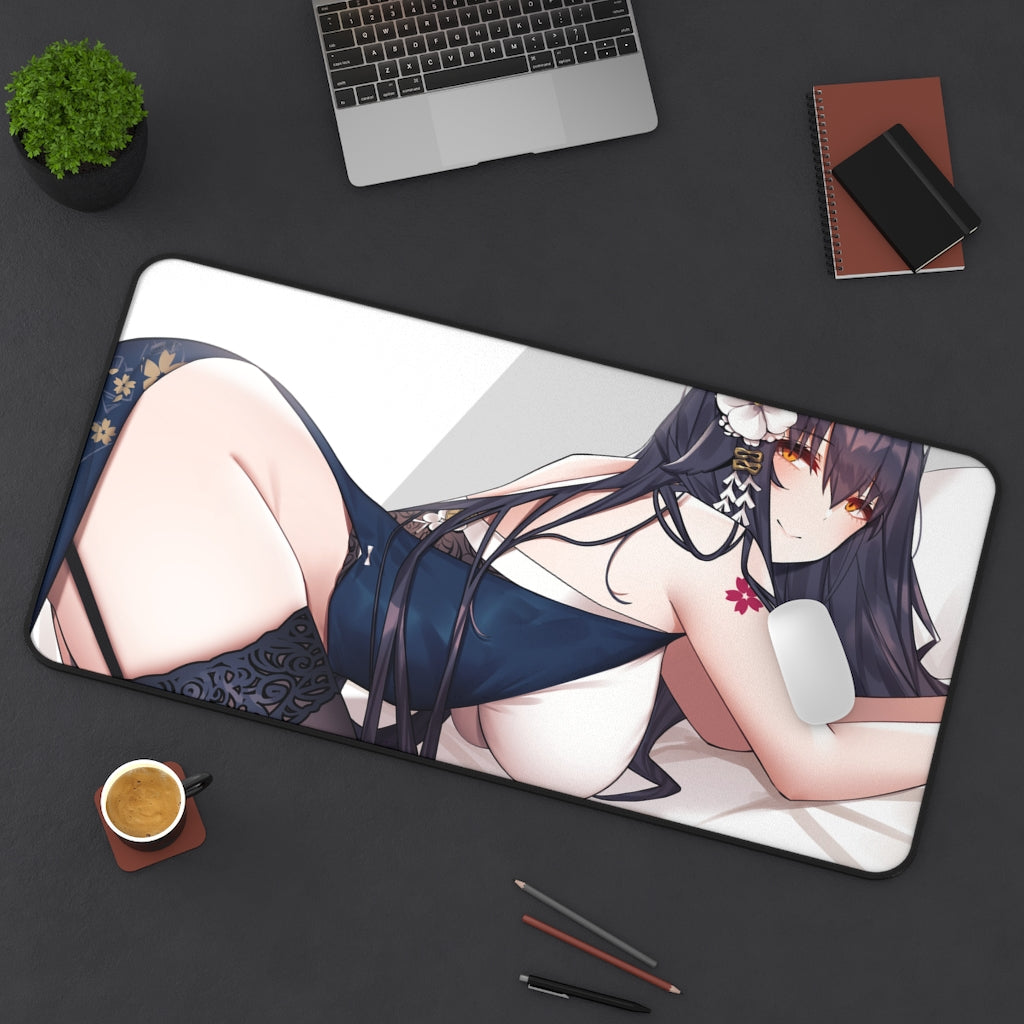 Azur Lane Mousepad - Azuma Large Desk Mat - Ecchi Mouse Pad - MTG Playmat