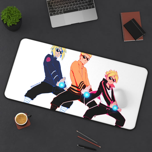 The Rasengan boys - Naruto Shippuden Anime Computer Mouse Pad / Desk Mat - The Mouse Pads Ninja 31" × 15.5" Home Decor