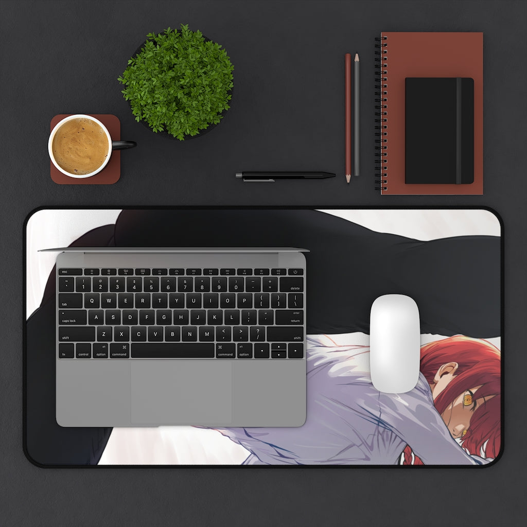 Chainsaw Man Ecchi Mousepad - Sexy Makima Large Desk Mat - Anime Playmat