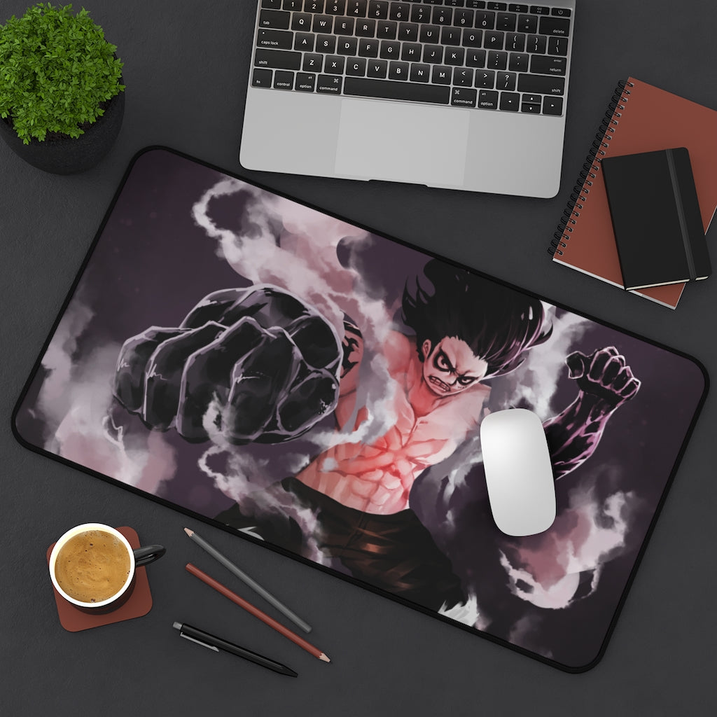 Luffy Snake man - One Piece Large Mouse Pad / Desk Mat - The Mouse Pads Ninja Home Decor