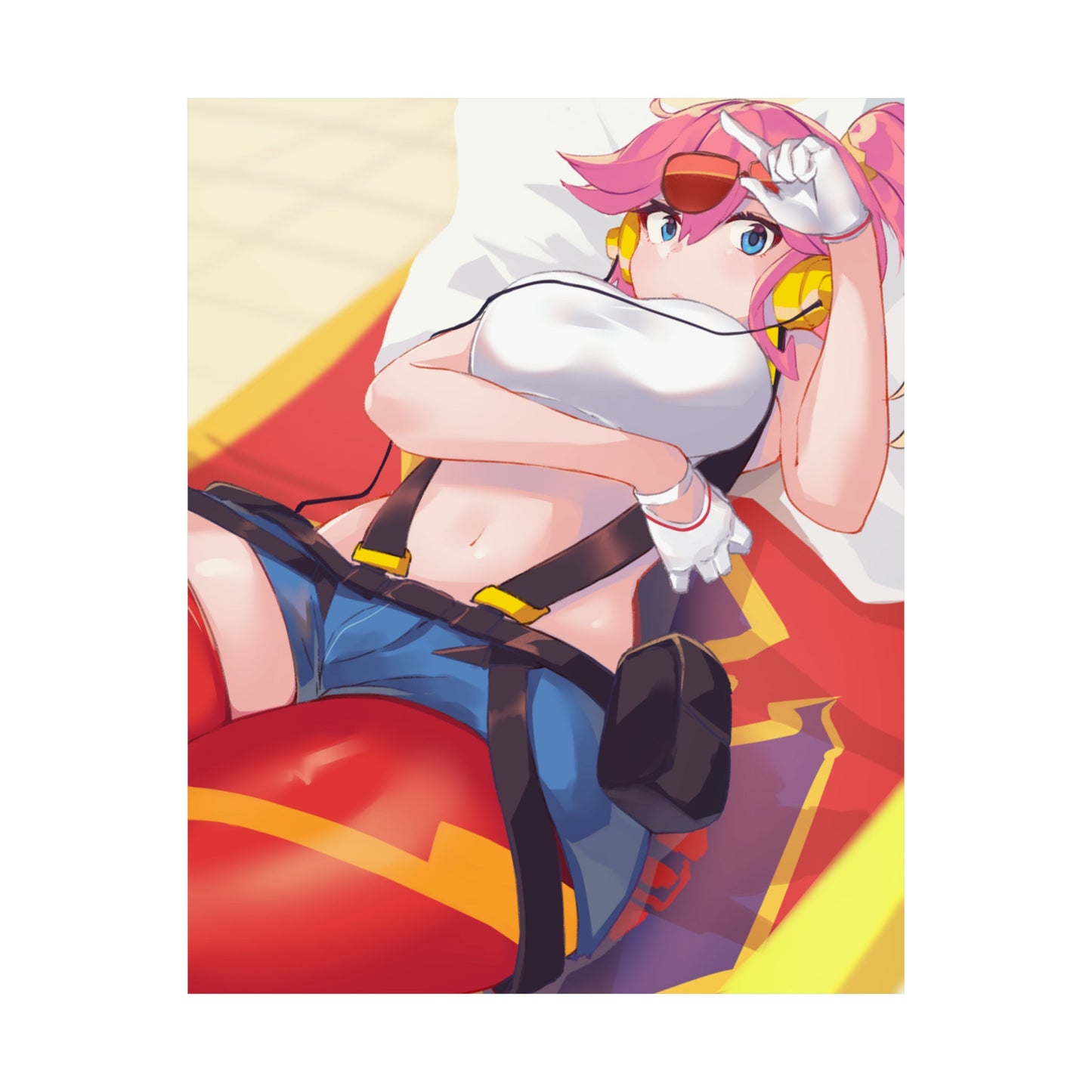 Promare Anime Poster - Aina Wall Art Print - Manga Decor - Premium Matte Vertical Poster