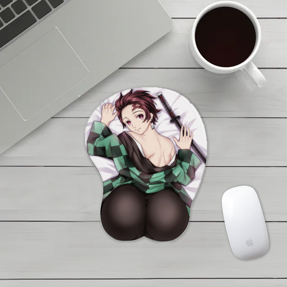 3D Silicone Mousepad | Oppai Mouse Pad | Silicone chest  mousepad